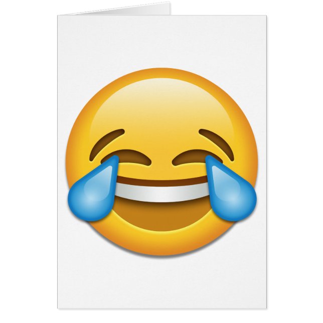 Risse von Freude emoji lustig (Vorne)