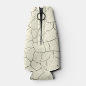 Risse Weiße Tierpfanne Druckflasche Cooler Flaschenkühler (Rückseite)