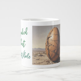 Rissig, aber noch ganz - Eiersammlung Jumbo-Tasse
