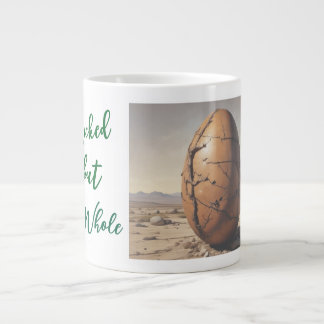 Rissig, aber noch ganz - Eiersammlung Jumbo-Tasse