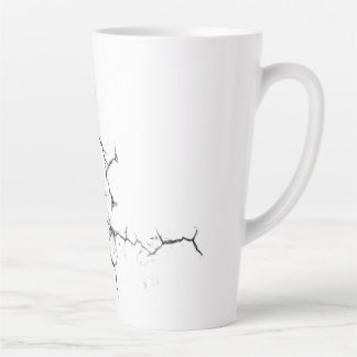 Rissige Latte-Tasse Milchtasse