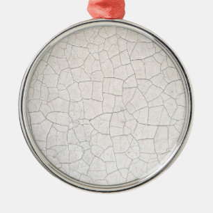 Rissige Oberfläche (Effekt von rissiger Farbe) Ornament Aus Metall