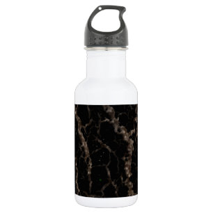 Rissige Space Lava - Glitterbraun Edelstahlflasche
