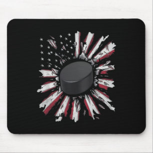 Rissige Wand Hockey Puck Power Burst Cool Sport Ar Mousepad