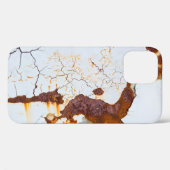 Rissige weiße Farbe, rostiges Auto. Case-Mate iPhone Hülle (Rückseite (Horizontal))