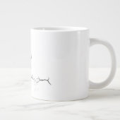 Rissiger Becher Jumbo-Tasse (Rechts)