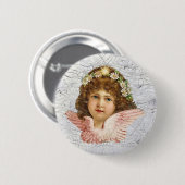 Rissiger Engel Button (Vorne & Hinten)