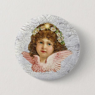 Rissiger Engel Button