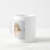 Rissiger Engel Kaffeetasse (Vorderseite Links)
