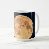 Rissiger Mond Kaffeetasse (VorderseiteRechts)