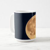 Rissiger Mond Kaffeetasse (Vorderseite Links)