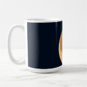 Rissiger Mond Kaffeetasse (Links)