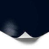 Rissiger Mond Poster (Ecke)