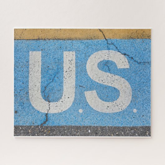 Rissiges U.S. Puzzle (Horizontal)