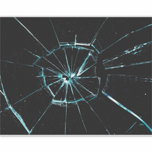 Risswirkung Aufkleber (Vorderseite)