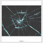 Risswirkung Aufkleber (Blatt)