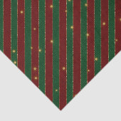 RISTMAS RED & GREEN DIAGONAL STRIPES SEIDENPAPIER (Ausschnitt)