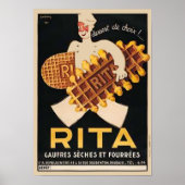 Rita Biscuits Vintage Ad Poster (Vorne)