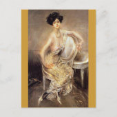 Rita de Acosta Leydig - Boldini Postkarte (Vorderseite)
