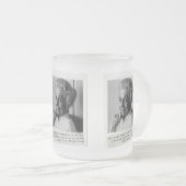 Rita Levi-Montalcini Zitat Frauen in der Wissensch Mattglastasse (VorderseiteRechts)