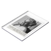 Rita Levi-Montalcini Zitat Frauen in der Wissensch Notizblock (Linke Seite)