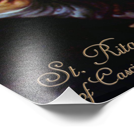 Rita von Cascia Fotodruck (Ecke)