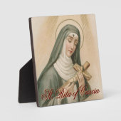 Rita von Cascia (M 015) Fotoplatte (Vorderseite)