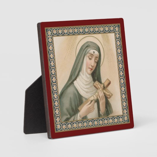 Rita von Cascia (M 015) Fotoplatte (Vorderseite)