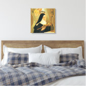 Rita von Cascia mit Krone von Thorns Angel Leinwanddruck (Insitu (Schlafzimmer))