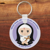 Rita von Cascia Schlüsselanhänger (Vorderseite)