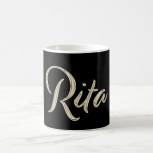 Rita white gold Handwriting Tasse Kaffeetasse