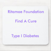 Ritamae FoundationFind eine Heilung, Art I Mousepad (Vorne)