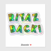 Ritazback Aufkleber (Blatt)