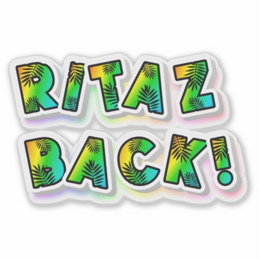 Ritazback Aufkleber (Vorderseite)