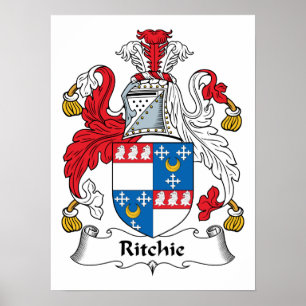 Ritchie Familienwappen Poster