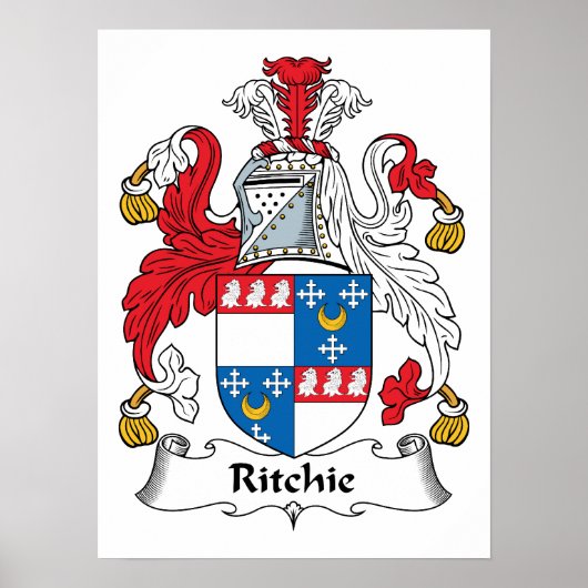 Ritchie Familienwappen Poster (Vorne)