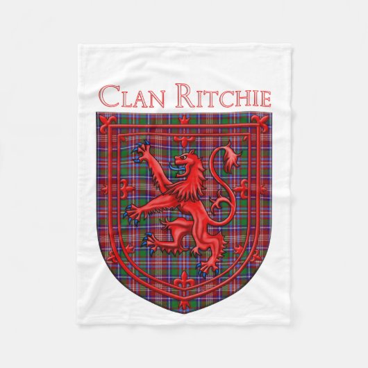 Ritchie Tartan Fleecedecke (Vorderseite)