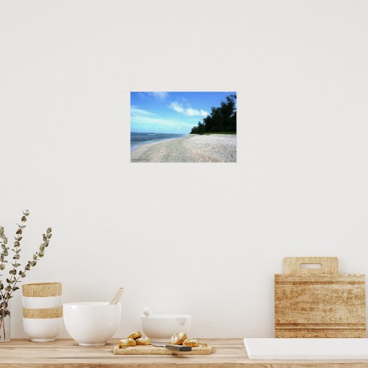 Ritidian Beach - Guam Poster (Küche)