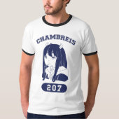 Rito college design ringer T-Shirt (Vorderseite)