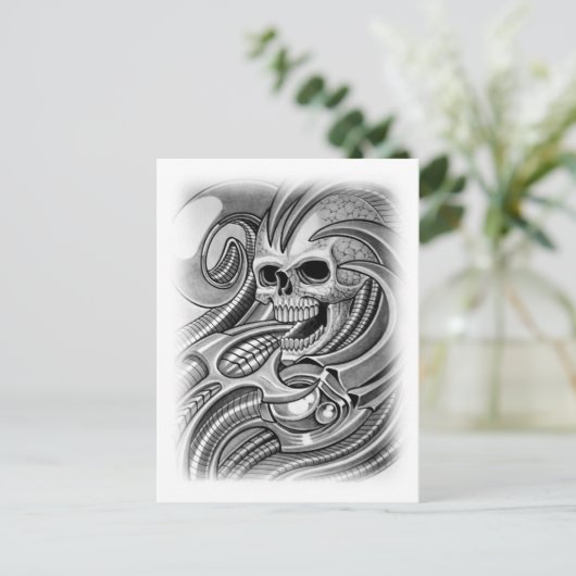 RITON TATTOOPostcard Postkarte (Stehend Vorderseite)