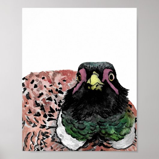 Ritratto di Fagiano Poster (Vorne)