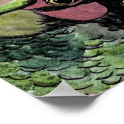 Ritratto di Fagiano Poster (Ecke)