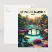 Ritsurin-Garten Japan Postkarte (Vorne/Hinten)