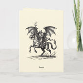 Ritt der Höllenvorhut Karte (Rückseite)