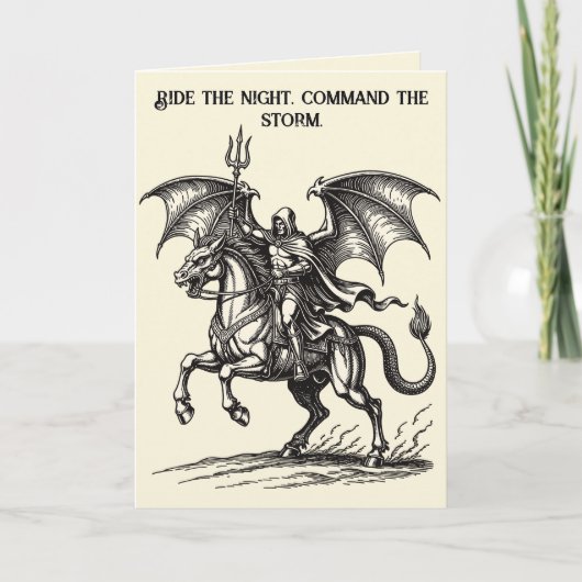 Ritt der Höllenvorhut Karte (Vorderseite)