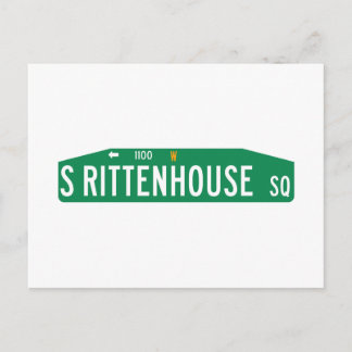 Rittenhouse Square, Philadelphia, PA Street Sign Postkarte