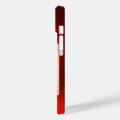 Ritter auf einem Roten Ruby Gem Monogramm Case-Mate iPhone Hülle (Rückseite / Links)