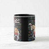 Ritter auf Horseback Tasse Tile Montecute Tapestes (Zentrum)