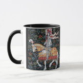 Ritter auf Horseback Tasse Tile Montecute Tapestes (Links)