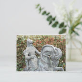 Ritter auf Pferd Postkarte (Stehend Vorderseite)